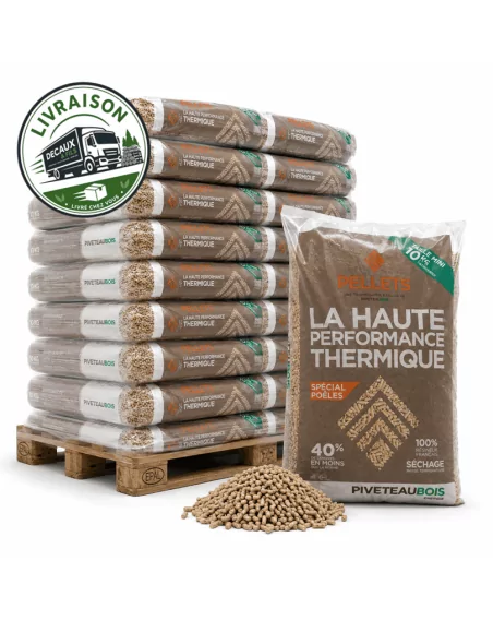 Palette de Granulés Piveteau HP+ ►104 sacs de 10kg