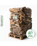 Bois de chauffage sur palette DECAUX, bûches en 33 cm (2 stères)