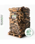 Bois de chauffage sur palette DECAUX, bûches en 50 cm (1.6 stère)